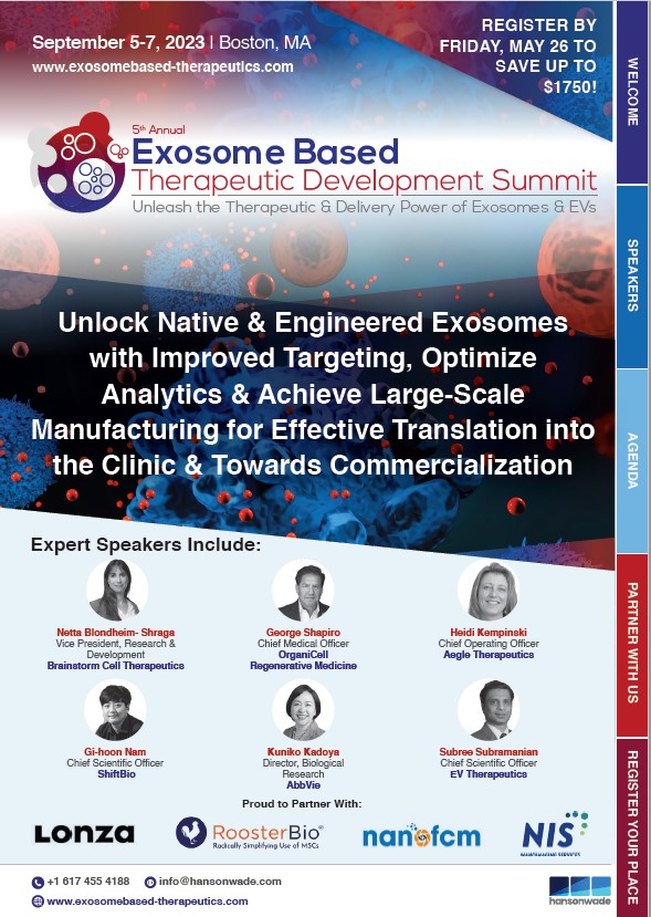 exosome brochure front cover v1