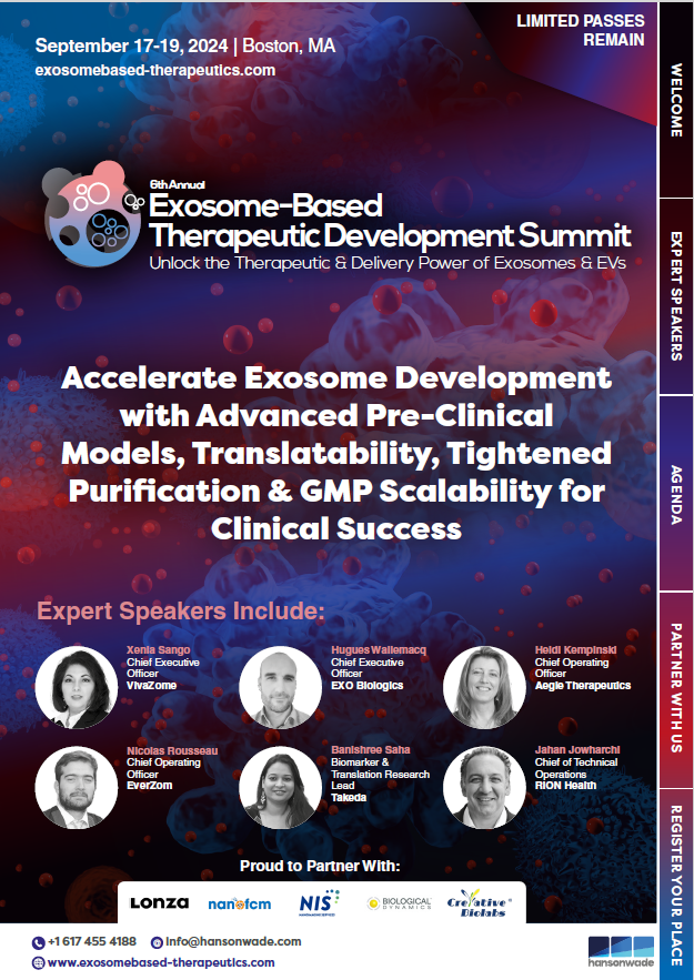 exosome based therapeutics summit